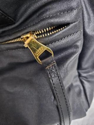 Bolso Loewe Negro Piel  Hebilla Dora