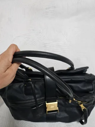 Bolso Loewe Negro Piel  Hebilla Dora