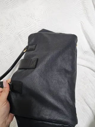 Bolso Loewe Negro Piel  Hebilla Dora