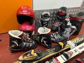 Esquís y botas de esquí escucho ofertas