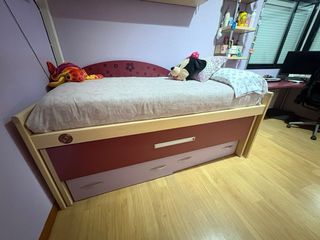 Cama nido con cajones