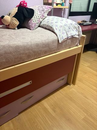Cama nido con cajones
