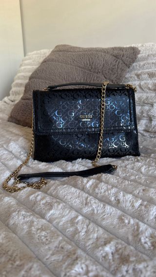 Bolso Guess Negro Logo GG