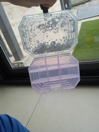 Bolso transparente con estrellas para niños