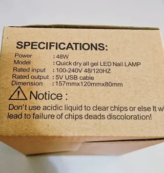 Lámpara LED Uñas MINI-G 48W