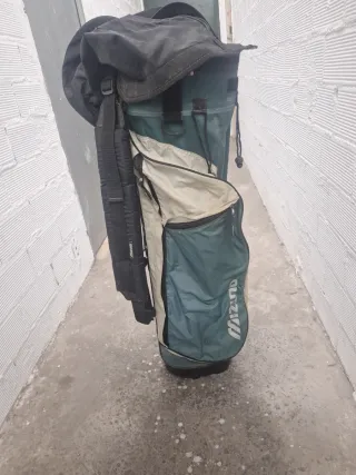 Bolsa de Golf Mizuno Verde y Beige