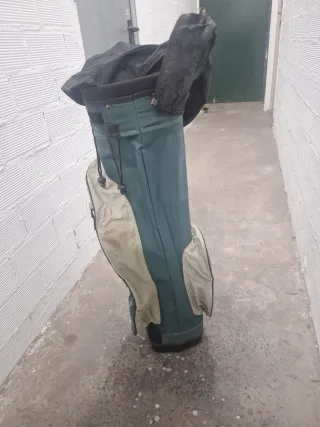 Bolsa de Golf Mizuno Verde y Beige