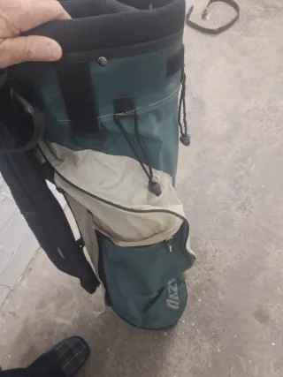 Bolsa de Golf Mizuno Verde y Beige