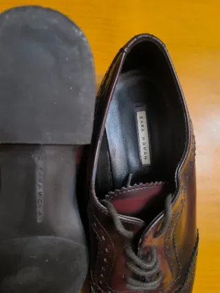 Zapatos de vestir granates