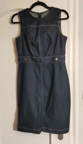 Vestido vaquero entallado Talla 40