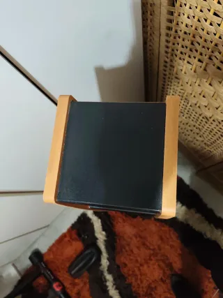 Mueble Estantería CDs Madera Marrón Oscuro