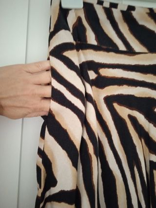 Falda Etnica con forro y bolsillos