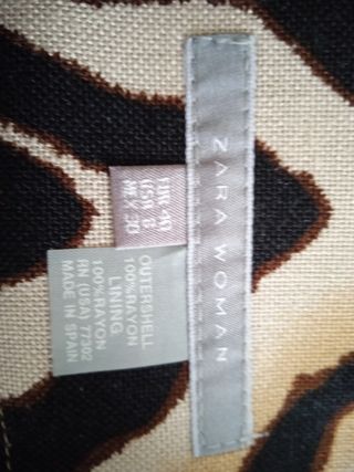 Falda Etnica con forro y bolsillos