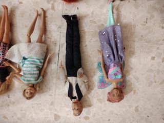 Lote de 3 Barbies: Sirena, Princesa y Moda