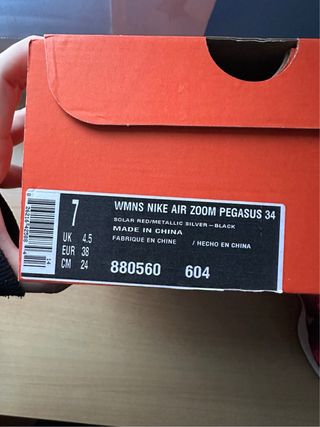 Zapatillas Nike Running Mujer Talla 38