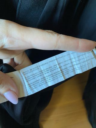 Blusa Sfera Negra Talla XS