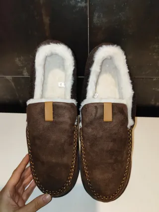 Zapatillas de casa hombre marrones