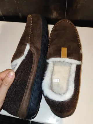 Zapatillas de casa hombre marrones