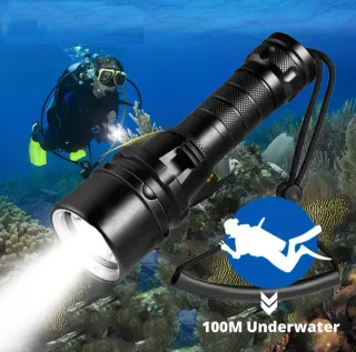 LINTERNA Submarinismo led CREE T6 IP68