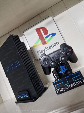 **Lote Expositores PS2 FAT (Consola + Mando)