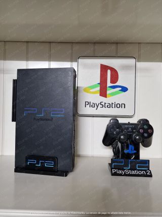 **Lote Expositores PS2 FAT (Consola + Mando)