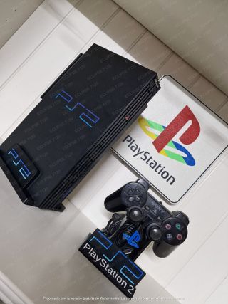 **Lote Expositores PS2 FAT (Consola + Mando)