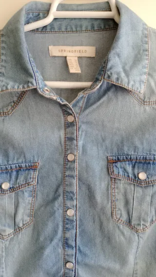 Camisa vaquera Springfield Talla 36