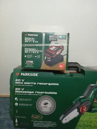 Parkside Sierra Recargable 20V + Batería  cargador