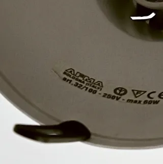 Lampada da tavolo AFMA anni '80