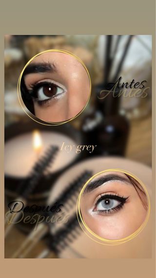 Lentillas Icy Grey Efecto Natural