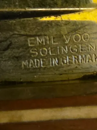 Coltello vintage Solingen con fodero