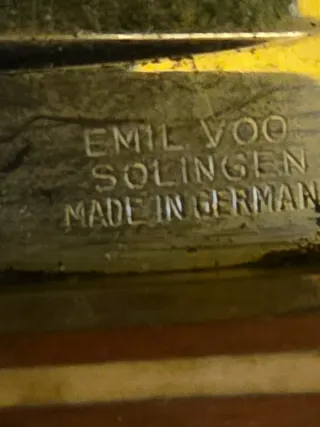 Coltello vintage Solingen con fodero