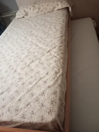 Cama nido con 2 colchones y cajones