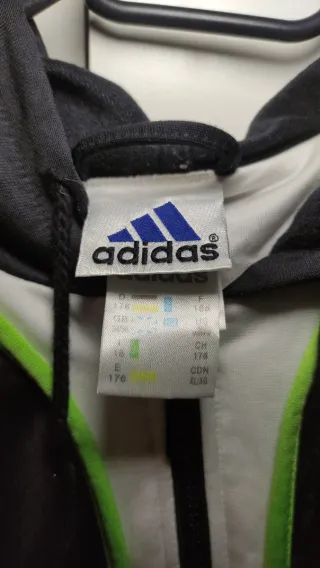 Chaqueta Adidas Vintage Negra y Verde