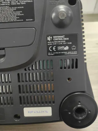 Console Nintendo 64 Grigia e Nera