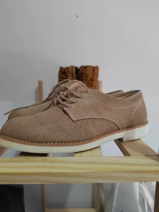 Zapatos Pablosky niño beige/marrón