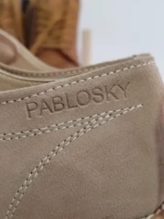 Zapatos Pablosky niño beige/marrón