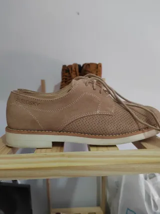 Zapatos Pablosky niño beige/marrón