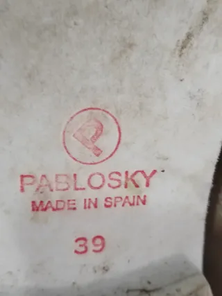 Zapatos Pablosky niño beige/marrón