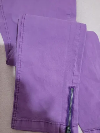 Pack pantalones pitillo morados