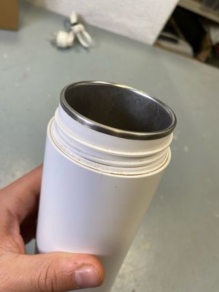 Chaleira Portátil Pequena 450ML Branca