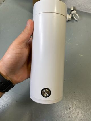 Chaleira Portátil Pequena 450ML Branca