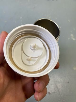 Chaleira Portátil Pequena 450ML Branca