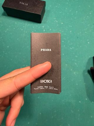 Gafas de Sol Prada Negras.