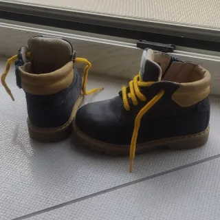 Stivaletti Balducci bimbo n.22 pelle blu/beige