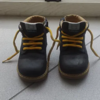 Stivaletti Balducci bimbo n.22 pelle blu/beige