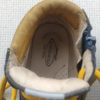 Stivaletti Balducci bimbo n.22 pelle blu/beige