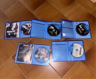 PS4 Juegos Mafia III, UFC 2, Uncharted Collection