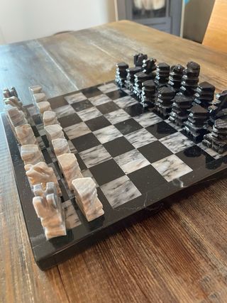 Juego de Ajedrez Azteca de Mármol