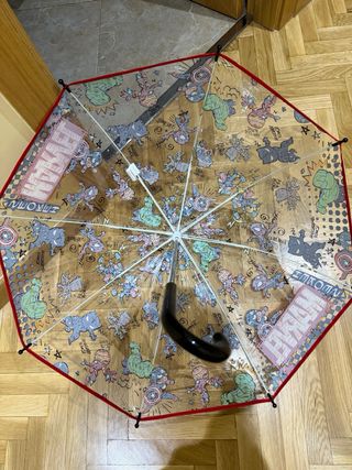 Paraguas Marvel Transparente Infantil